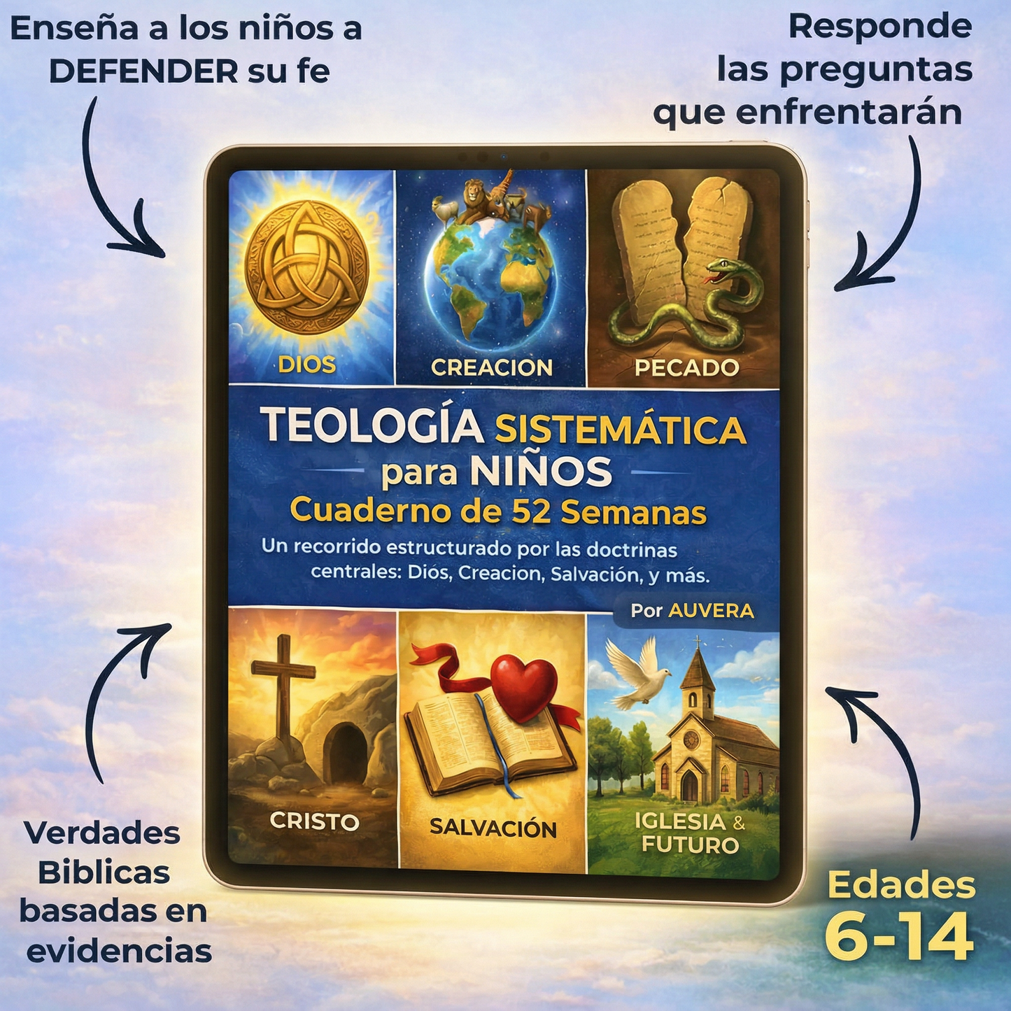 Teología Sistemática para Niños: Ebook de 52 Semanas
